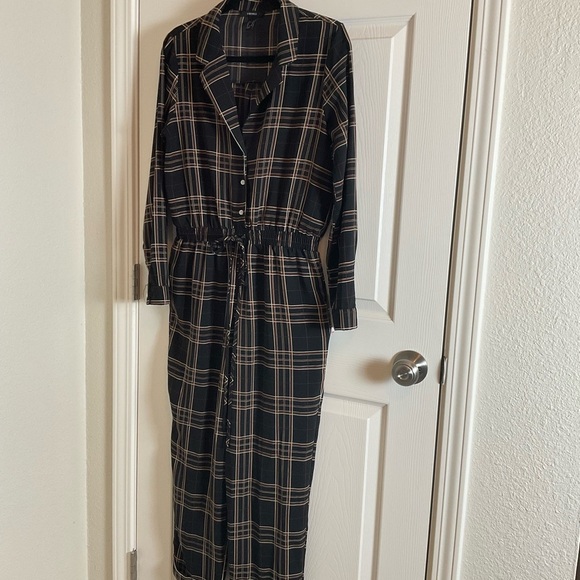 Forever21 women’s Plaid Black Jumpsuit size medium - Picture 8 of 8